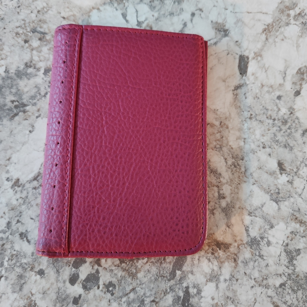 Elegant Burgundy Leather Wallet